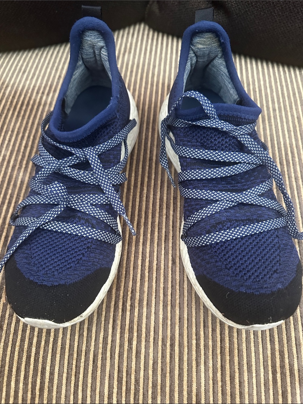 Adidas by Stella McCartney Navy and Black Knit Sneakers